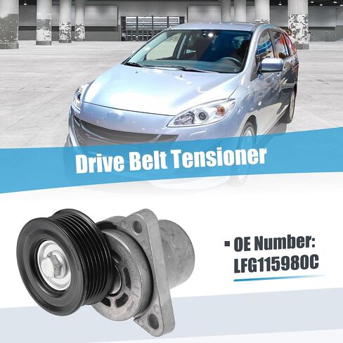 مجموعة بكرة شداد الحزام X AUTOHAUX رقم LFG115980C/LFG115980B لمازدا 3 2010-2013 لمازدا 5 جراند تورينج سبورت تورينج 2.5L L4 - غاز 2012-2015 in Saudi Arabia