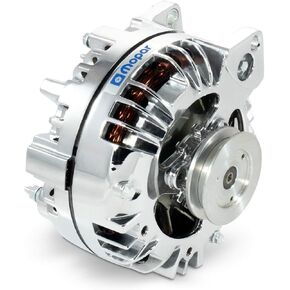 PFM Alternator, 110 amp, 12V, OEM / 1-Wire, Single V-Belt Pulley, Chrome, Mopar, Each