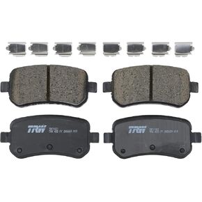 TRW Pro TRC1021 Disc Brake Pad Set For Ford Freestar 2004-2007, Rear, And Other Applications