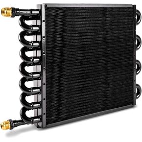 16 Pass Fluid Cooler Tube & Fin Electra, AN8 Cool 1/2" Transmission Oil Cooler Core
