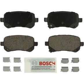 BOSCH BE1326H Blue Ceramic Disc Brake Pad Set With Hardware - Compatible With Select Chrysler Town & Country; Dodge Grand Caravan, Journey; Ram C/V; Volkswagen Routan; REAR
