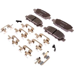 ACDelco Silver 14D770CHF1 Ceramic Rear Disc Brake Pad Set with Clips