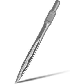 Monkey King Bar- 16" Hex Chisel Self-Sharpening Bull Point Chisel- (30MM) Shank Electric Jack Hammer Drill Bits