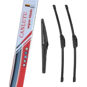26"+16" Windshield Wipers with 12" Rear Wiper Blade Replacement for Nissan Pathfinder R52 2013 2014 2015 2016 2017 2018 2019 2020 -Original Factory Quality (Pack of 3)