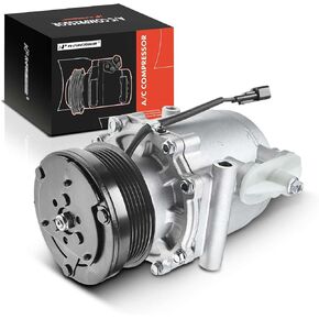 A-Premium Air Conditioner AC Compressor with Clutch Compatible with Ford Expedition 5.4L 2003-2006, Lincoln Navigator 5.4L 2003-2006, Sport Utility