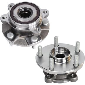 KUSATEC 513257 2pcs Front Wheel Bearing and Hub Assembly Compatible with 2010-2012 Lexus HS250h, 2008-2016 Scion tC xB, 2006-2018 for Toyota Corolla iM Prius V RAV4, 5 Lug Bolts w/ABS