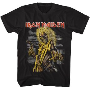 Iron Maiden T Shirt Killers Album Cover Mens Short Sleeve T Shirts Classic Rock Graphic Tees
