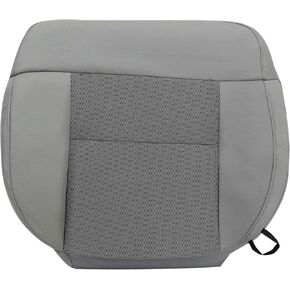 Driver Side Bottom Cloth Seat Cover Gray Compatible with Ford F-150 XLT F150 2004 2005 2006 2007 2008