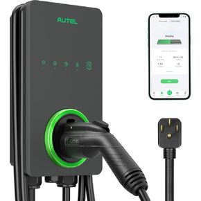 Autel Home Level 2 EV Charger up to 40Amp, 240V, Indoor/Outdoor Fast Electric Vehicle Charging Station with Flexible 25-Foot Cable, NEMA 14-50 Plug, Dark Gray
