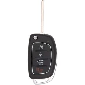 Keyless2Go Replacement for Keyless Entry Remote Head Flip Car Key Fob for Hyundai Santa Fe TQ8-RKE-4F31 95430-2W110