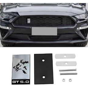 1PC New Styling Custom Silver Coyote Wolf Head Pattern for Car Metal Chrome Front Grille Grill Metal Badge Hood Emblem Icon