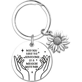 Feminist Gifts Women Empowerment Gifts Cool Gifts for Women Inspirational Feminist Keychain Liberal Gift Strong Women Gifts Encouragement Gifts for Women Lawyer Gifts for Women Girl Gifts for Women