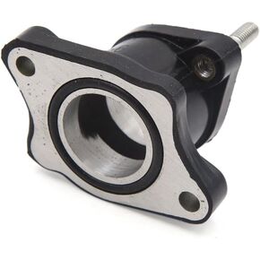 uxcell Black Motorcycle Intake Manifold Carburetor Interface Connector for CG125