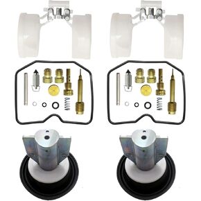 Carb Repair Kit Plunger Diaphragm Fit for Kawasaki 1994 EX500 D1-D12 Ninja 500R