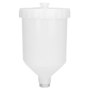 Cup for Hvlp Guns Spray Gun Paint Cups Plastic 600Ml Spray Gun Pot Plastic Stainless Steel Threaded Connector Hand Tool Accessories