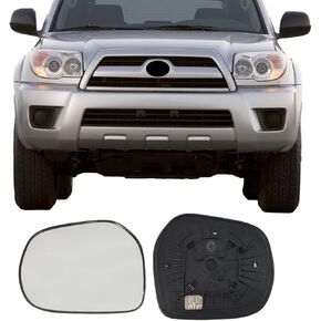 Passenger Side Mirror Glass for TOYOTA 4Runner 2003-2009,for LEXUS GX470 2004-2009,Heated Right Side Mirror Glass for TOYOTA 4Runner 2003 2004 2005 2006 2007 2008 2009,for LEXUS GX 2004-2009