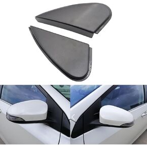 GXARTS 1 Pair Car Side Mirror Corner Triangle Cover Trim Compatible with Toyota Corolla 2014 2015 2016 Left# 60118-02170 Right# 60117-02170