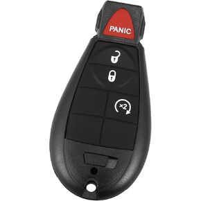 Keyless Entry Remote for Ram 1500 2500 3500 2013-2018 433Mhz GQ4-53T 4 Button Reusable | Control Replacement Car Key Fob 1 Pcs for Ram 1500 2500 3500 2013-2021
