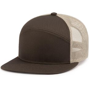 Pacific Headwear 6-Panel Arch Trucker Snapback Cap