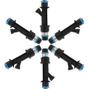 uxcell 6pcs 25313185 Fuel Injector for Buick Rainer 2004 for Chevrolet Trailblazer for GMC Envoy for Oldsmobile Bravada 2002-2004 for Isuzu Ascender 2003-2004 4.2L