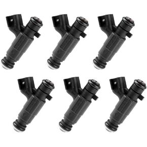Fuel Injectors Kits,SCITOO 4 Holes Fuel Injector fit 2005 2006 2007 2008 Buick LaCrosse,2004 2005 2006 Buick Rendezvous,2004 2005 2006 2007 2008 Cadillac SRX/CTS,2005 2006 2007 Cadillac STS,Set of 6