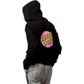 SANTA CRUZ Other Dot P/O Hooded Regular Sweatshirt Black Med Womens
