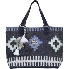 Scully Women's Southwestern Woven Handbag - B307