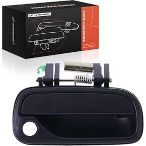 A-Premium Front Right Passenger Side Exterior Door Handle Compatible with Toyota Tundra 2000-2003, Tundra 2004-2006 Extended Cab Pickup/Standard Cab Pickup, Texture Black, Replace# 69210-34030