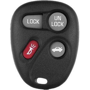ECCPP 2PCS 4 Buttons Keyless Entry Remote Control Car Key Fob Shell Case Replacement for C adillac Chevy B uick G MC KOBLEAR1XT