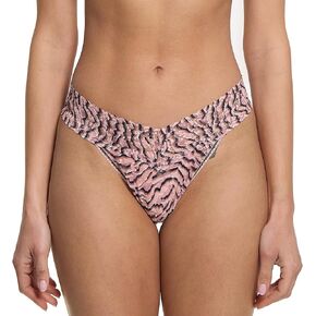 hanky panky Signature Lace Printed Original Rise Thong (PR4811P),Offbeat