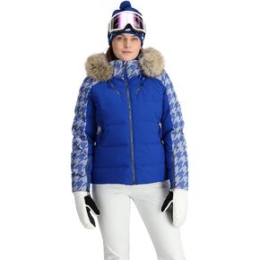 Spyder Women's Falline Faux Fur Down Ski Jacket