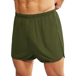 MIER Men's 3''/5'' Athletic Running Shorts with Liner Quick Dry Active Lightweight Gym Sports Workout Shorts for Men