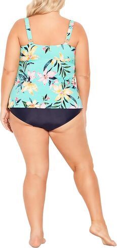 Women's Plus Size Tankini Ruffled PR, Lourdes in Saudi Arabia