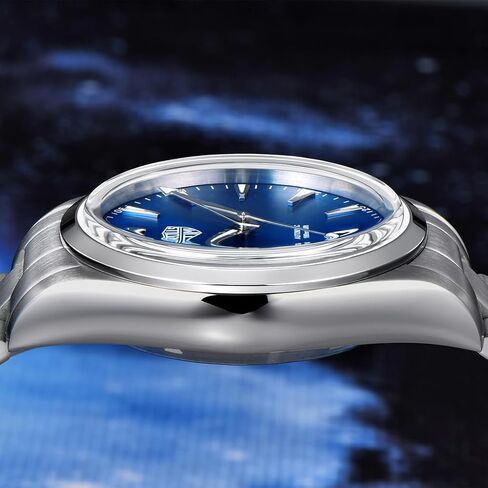 RollsTimi Pagani Design 7912 Men's Automatic Watches, NH35 Movement Stainless Steel Band Waterproof Wristwatch, Self Winding Business Luminous Wrist Watch, Man Fashion Casual Analog Mechanical Clock in Saudi Arabia