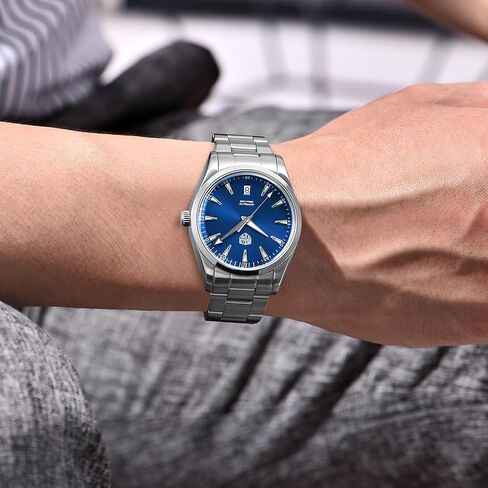 RollsTimi Pagani Design 7912 Men's Automatic Watches, NH35 Movement Stainless Steel Band Waterproof Wristwatch, Self Winding Business Luminous Wrist Watch, Man Fashion Casual Analog Mechanical Clock in Saudi Arabia