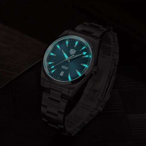 RollsTimi Pagani Design 7912 Men's Automatic Watches, NH35 Movement Stainless Steel Band Waterproof Wristwatch, Self Winding Business Luminous Wrist Watch, Man Fashion Casual Analog Mechanical Clock in Saudi Arabia