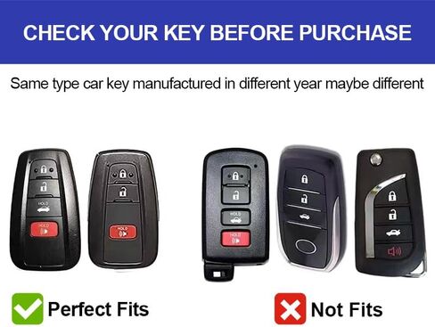 for GMC Key Fob Cover, Key Case Compatible with 2019 2020 2021 2022 Chevy Silverado GMC Sierra 1500 2500HD 3500HD Acadia Terrain Smart Key Protector Shell 5 Button in Saudi Arabia