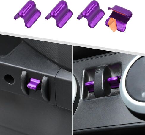 4PCS Center Console Window Switch Button Trim Cover Compatible with Jeep Wrangler JK & JKU 2007-2011 (Silver) in Saudi Arabia