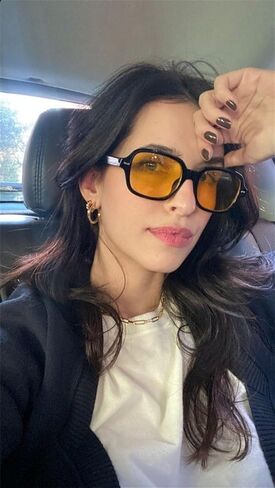 ADE WU Retro Square Sunglasses for Women Y2k Vintage Trendy Cute Square Frame Tinted Sun Glasses in Kuwait