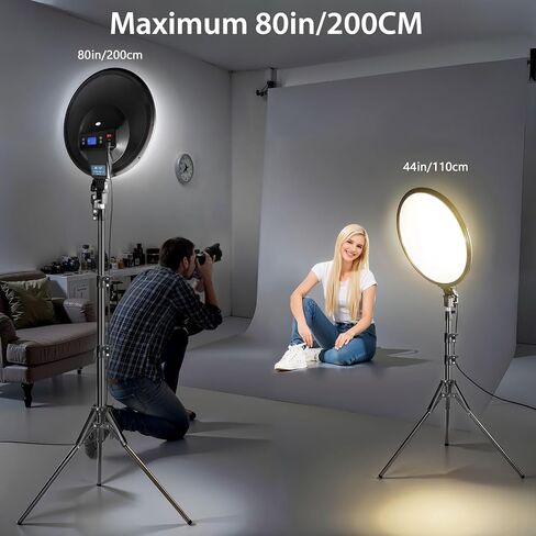 MACTREM 6" Small Ring Light with Stand for Phone Video Desk Makeup in Saudi Arabia