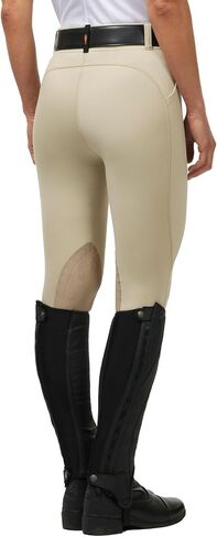 Kerrits Women's Performance Knee Patch Horse Riding Tights – Breathable Lightweight Equestrian Schooling Leggings, Pockets in Kuwait