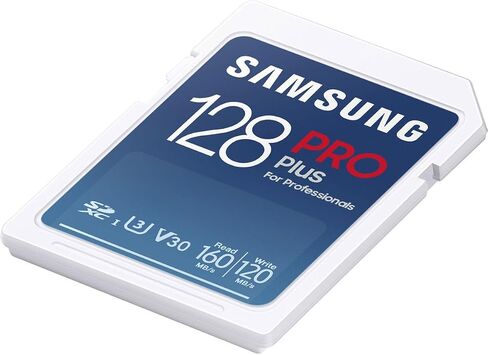 Samsung PRO Plus Full Size 128GB SDXC Memory Card + Reader, Up to 180 MB/s in Kuwait