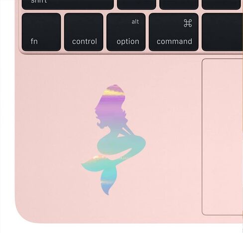 Beautiful Mermaid 1 (Hologram) (Set Of 2) Premium Waterproof Vinyl Decal Stickers For Laptop Phone Accessory Helmet Car Window Bumper Mug Tuber Cup Door Wall Decoration in Saudi Arabia