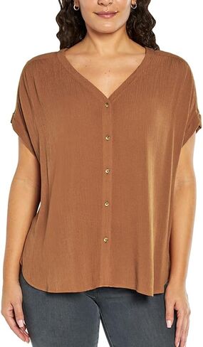 Orvis Women's Short Sleeve Button Front Blouse Shirt in Kuwait