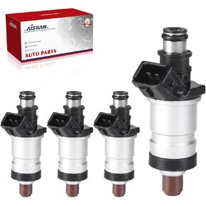 4PCS Fuel Injectors 1 Hole Compatible with Honda Accord Civic CR-V Odyssey CL RL TL Integra Replace# 06164P2J000 842-12192