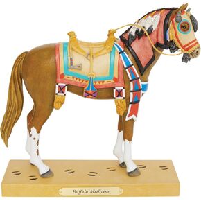Enesco The Trail of Painted Ponies Buffalo Medicine Figurine, 7.2 Inch, Multicolor