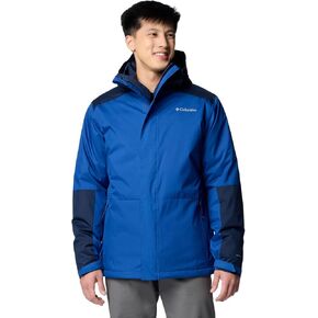 Columbia Men's Point Park Interchange Jacket, Mountain Blue/Collegiate Navy, Medium