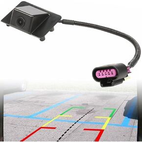 Car Rear View Back up Camera HD Fit for Chevy Suburban/Cadillac Escalade/GMC Yukon 2007-2008, Park Assist Backup Camera Safety w/Reverse Trajectory for Tahoe Hybrid/GMC Yukon Hybrid 2008-2013