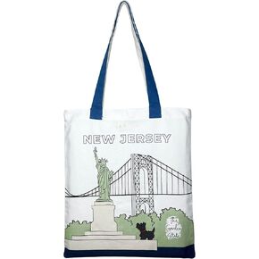 RADLEY London New Jersey Statue of Liberty Responsible Medium Canvas Tote Bag