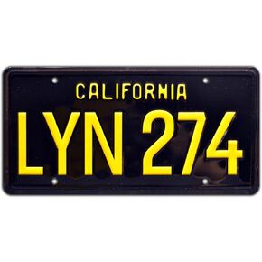 Celebrity Machines Gone in 60 Seconds | LYN 274 | Metal Stamped License Plate